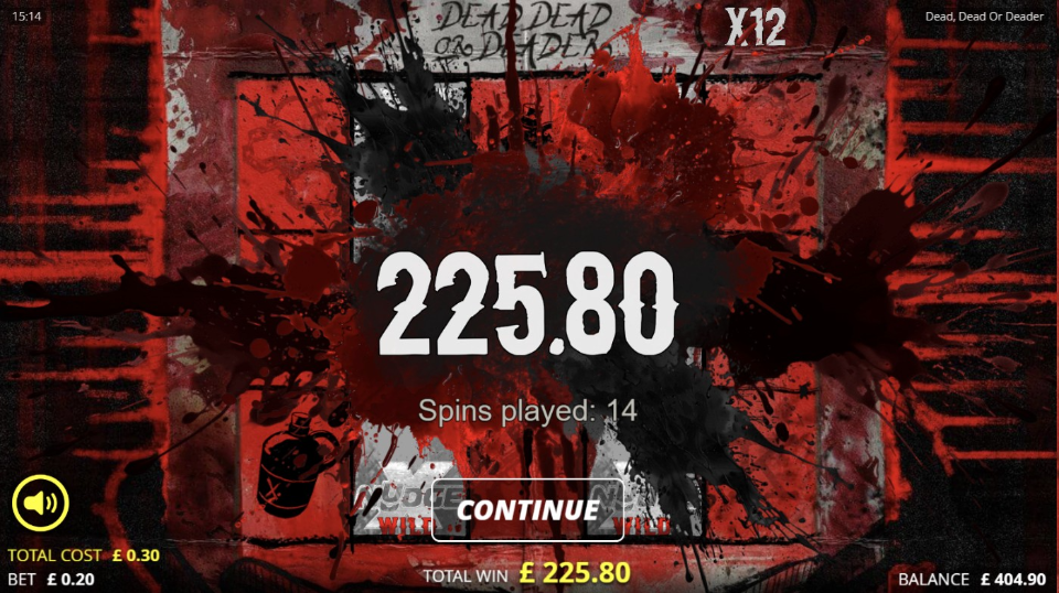Fullsize image of the bigwin titled: Dead spins