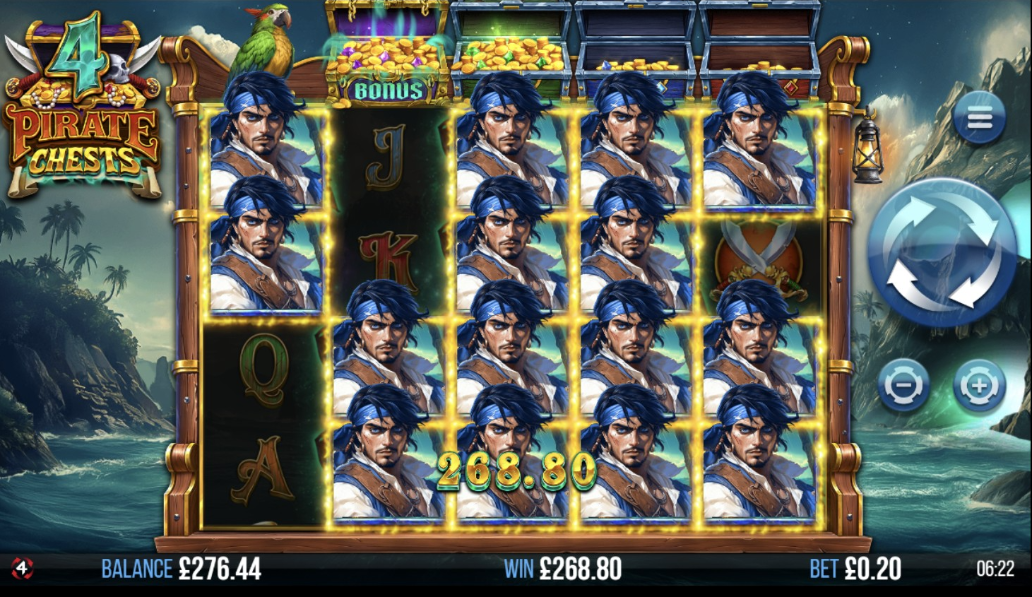 Fullsize image of the bigwin titled: Nice base hit from 4theplayer slot