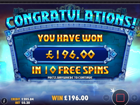 A preview of the bigwin titled big win on zeus vs hades