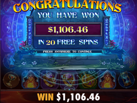 A preview of the bigwin titled Fire portal re trigger goes OFF!